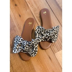 FINAL SALE H&M Leopard Print Sandals